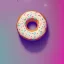 Placeholder: 100mm photo of isometric floating donut in the sky, surreal donut with sprinkles, intricate, high detail, behance, microworlds smooth, macro sharp focus, centered