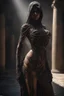 Placeholder: The female Shadow of Death. sexy. frightening. Horror. inside Panteon in Rome. fantasy art, the naked truth, Cinematic lighting, Volumetric lighting, Epic composition, Photorealism, Bokeh blur, Very high detail, Sony Alpha α7, ISO1900, Character design, Unreal Engine, Octane render, HDR, Subsurface scattering