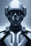 Placeholder: All Black Hayden Christensen soldier, ghost, wearing high tech mask, white smoke, dark, rage, sorrow, high definition, ultra 8 k, volumetric lighting, blue fire, fog