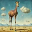 Placeholder: Neo Surrealism, surreal giraffe with a glass body, by Nicola Samuri and Magritte, the curious circus, surreal masterpiece, strange inconsistencies and banal absurdities, weird colors, smooth, biohazardism