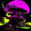 Placeholder: A fantabulous black, lime, and pink (((mushroom tower house))) erected atop a (geologic pillar), surrounded by the uncanny imaginative ((( swirling skies))), offset by the stark hues of a (neon-tinged nebulous space scape), within. captured by the hand a skilled master painter with a focus on (softly blurred compositions and voluminous lighting).