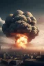 Placeholder: une bombe qui explose une ville d'animé