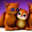 Placeholder: multiple gingerbread kittens, gumdrop eyes, vibrant, ball of yarn, 8k resolution, centered, high-quality, fine-detail, digital art, detailed matte, volumetric lighting, illustration, 3D octane render, brian froud, howard lyon, greg rutowski, George Grie