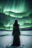 Placeholder: Photoreal menacing gargantuan evil but gorgeous enormous huge shadow shade goddess towering above an ice lake in the winter sky with northern lights by lee jeffries, otherworldly creature, in the style of fantasy movies, photorealistic, shot on Hasselblad h6d-400c, zeiss prime lens, bokeh like f/0.8, tilt-shift lens 8k, high detail, smooth render, unreal engine 5, cinema 4d, HDR, dust effect, vivid colors