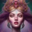 Placeholder: beautiful goddess, wearing gown of gemstones | fantasy, hyper-detailed, accurate anatomy, symmetrical facial features, sharp focus, volumetric lighting, 16k | karol bak, yoshitaka amano, tom bagshaw, aurora, zbrush cel-shaded, cgsociety | ethereal beautiful astral vaporwave storybook illustration, dark fantasy