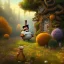 Placeholder: pixar style, volumetric autumn garden environment and background, realistic painting of a cute midget abraham lincoln with stovepipe hat, looking excited, volumetric lighting, dramatic lighting, detailed digital painting, anime, ornate, colour-washed colors, elegant, small minutiae, tiny features, particulars, centered, smooth, sharp focus, renderman gofur render, 8k, uhd, detailed eyes