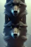 Placeholder: award winning portrait of a male anthropomorphic black wolf long vblack hair. character design by cory loftis, fenghua zhong, ryohei hase, ismail inceoglu and ruan jia. unreal engine 5, artistic lighting, highly detailed, photorealistic, fantasy