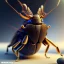 Placeholder: large cockroach asleep in bed, 8k resolution, high-quality, fine-detail, intricate, detailed matte, digital art, volumetric lighting, illustration, 3D octane render, brian froud, howard lyon, selina french, anna dittmann, annie stokes, lisa parker, greg rutowski