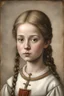 Placeholder: make a portrait of a girl in the mid 1400 century from Norway