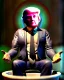 Placeholder: Donald Trump sitting in toilet scene, without pants, realistic image, hooper style, casual, concept art, smooth, unreal engine 5, god lights, ray tracing, RTX, lumen lighting, ultra detail, volumetric lighting, 3d.