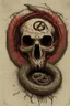 Placeholder: The symbol for Eroa, the god of Rot and Decay, is a snake, circling a rotting skull