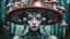 Placeholder: a close up of a person wearing a hat, natalie shau, a teen biopunk cyborg, andrei riabovitchev symmetrical, coherent eye, mushrooms grow from the body, inspired by Mykola Burachek, photo of a woman, irreverent characters, stylised comic art, metaverse, watcher, shot with Sony Alpha a9 Il and Sony FE 200-600mm f/5.6-6.3 G OSS lens, natural ligh, hyper realistic photograph, ultra detailed -ar 1:1 —q 2 -s 750)