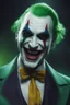 Placeholder: Bela Lugosi as the Joker, laughing, green hair - Blue eyes - full color - 32k, UHD, 1080p, 8 x 10, glossy professional quality digital photograph - dark foggy gradated background, historic, powerful, octane rendering, exquisite detail, 30 - megapixel, 4k, 85 - mm - lens, sharp - focus, intricately - detailed, long exposure time, f8, ISO 100, shutter - speed 1125, diffuse - back - lighting, ((skin details, high detailed skin texture)),