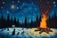 Placeholder: Winter solstice celebration under a starry sky, bonfire, night Creatures watch from the edge of the forest colourful Zdzisław Beksiński Picasso naive art Henri Matisse Alex Grey SALVADOR DALI Andy Warhol Paul Gauguin Claude Monet Gustav Klimt Ernst Ludwig Kirchner Tim Burton graffiti zentangle Marc Chagall Jackson Pollock Francis Bacon Egon Schiele Georges Seurat M.C. Escher Joan Miró Louis Wain Victo Ngai Enki Bilal Camille Pissarro art brut Odilon Redon Remedios Varo primitivism Jean-Michel
