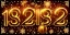 Placeholder: Happy New Year 2023 - golden numbers in holiday night