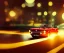 Placeholder: fiat 125p, city. high speed. bokeh. lens flare. warm lights. high detailed. oil on canvas