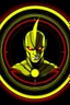 Placeholder: reverse flash logo animated inside a medalion