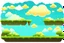 Placeholder: dawn parallax clouds and sky background for 2d horizontal platformer