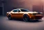 Placeholder: a true-to-life 2023 dark orange dodge challenger hellcat, 2-door, wide-body, pandem, rocket bunny, mopar, carbon fibre, drift car, classic hotrod wheels and rims, ultra realistic, professional artwork, concept art, dark background, extreme detailed, 8k, sharp focus, centered camera, pivot on dodge, art