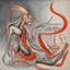 Placeholder: Fourth dimension asymmetric neuropathy, analysis, neo surrealism, by Gerald Scarfe, liquid matte oil paint