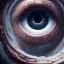 Placeholder: screaming face inside pupil of eye, realistic, intricate, 8k resolution, high-quality, fine-detail, digital art, detailed matte, volumetric lighting, dynamic lighting, photorealistic