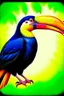 Placeholder: Toucan bird full body, digital art, photo, illustration, digital painting,oil painting, smooth, sharp focus, highly detailed