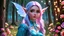 Placeholder: magical elf in pastel colored rose forest, trees, flowers, fairy lights, night, 8k, high quality, trending art, trending on artstation, sharp focus, studio photo, intricate details, highly detailed, by greg rutkowski