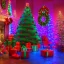 Placeholder: christmas ambience, african, kente, kente ribbon, kente boxes, clothing, african patterns, thread, embroidery, cinema 4d render, high detail