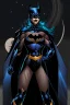 Placeholder: batgirl under a moonlight jim lee style