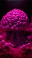 Placeholder: A dark magenta psychedelic realm with brains painted by Jeffrey Kolker