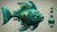 Placeholder: magic greenocean Aztecmachinefish totem