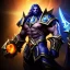 Placeholder: Ultra detailed fullbody Portrait in oil on canvas of heroes of the storm -Leoric,extremely detailed digital painting,ultrarealistic skin,intense stare, extremely detailed face, crystal clear eyes, mystical colors ,perfectly centered image, perfect composition, rim light, beautiful lighting,masterpiece ,8k, stunning scene, raytracing, anatomically correct, in the style of Ohrai Noriyoshi and robert e howard and Steve Jung and Wizyakuza and Simon Bisley and uncannyknack.