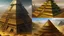 Placeholder: Pyramids on top of airships and temples