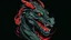 Placeholder: dragon sick of it all, hardcore band, vector style 4k