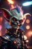 Placeholder: the most effective war paint, portrait of ultimate transcendent happy chat gremlin vampire alien chieftain punk frown with spotlights, in front of space portal dimensional glittering device, bokeh like f/0.8, tilt-shift lens 8k, high detail, smooth render, down-light, unreal engine, prize winning