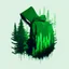 Placeholder: green, minimalistic, banner, beautiful, drawing, art, forest, full, png