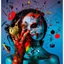 Placeholder: nightmare neon heresy, disintegrating photo, style of Dave McKean, composition by Joan Miro, surreal horror,