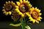 Placeholder: 3d,sunflowers