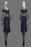 Placeholder: witch necromancer female dress turnaround