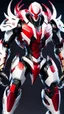 Placeholder: big venom robot with red and white color schemes, in the style of fairy academia, hard-edge style, agfa vista, dynamic pose, oshare kei, hurufiyya, rtx, close picture, intricate details, highly detailed, high details, detailed portrait, masterpiece,ultra detailed, ultra quality