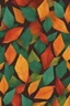 Placeholder: leaves in polygon art