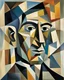 Placeholder: Cubist portrait of Pablo Picasso.