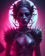 Placeholder: Queen of darkness painting in the style of , violent, high delicate defined details, beautiful, atmospheric, rain, matte, 3 d 8 k octane rendered, sharp focus, illustration, holographic undertones, high detail, ultra realistic, highly saturated colors