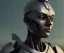 Placeholder: Robot cute neck head portrait, warrior costume, village, meditation, 8k quality