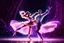 Placeholder: very beautiful a ballet male and female dancers couple in very pretty clothing dancing ,hyper realistic ,disco lights,very luxury dance stage ,with nice light sources and devices in stage, close up