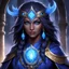 Placeholder: The Great Nema of Ruxa Koros, revered for beauty and power, wields ancient magic. Her eyes hold wisdom, robes shift magically, and hair cascades like midnight. Known for blue eggs symbolizing new beginnings, she commands respect and mystery. In the Fiend Folio, she is a Level 20 Sorcerer with divine knowledge and formidable abilities, a force to be reckoned with in the world of AD&D.