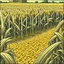 Placeholder: A picture of an medieval corn field for a card game