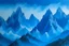 Placeholder: mountain range with blue