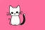 Placeholder: cute cat illustration isolated