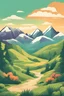 Placeholder: A vibrant and dynamic background featuring a scenic outdoor landscape such as a mountain range, a lush green park, or a sandy beach. This could evoke feelings of adventure, energy, and vitality.